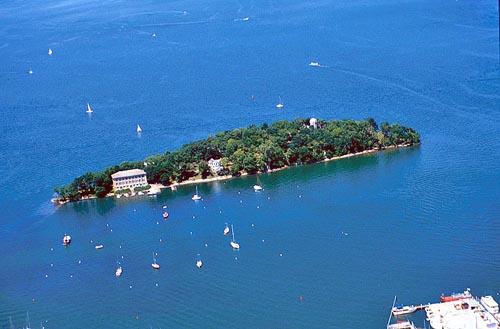 Gibraltar Island, Stone Research Laboratory, Put-in-Bay, Lake Erie