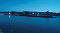 Coal Transport  - Ohio River, Marietta, Ohio