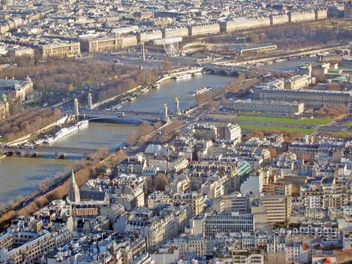 Seine River, Paris (as seen from the Eiffel Tower)